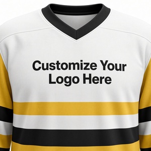 Uniformes de hockey sur glace de haute qualité, en spandex/polyester, avec impression par sublimation, maillots à capuche, noms des joueurs personnalisés, service OEM - Product Image 2
