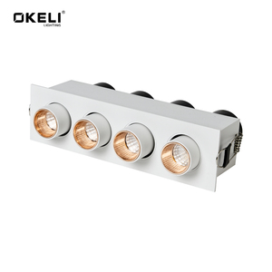 OKELI vente en gros IP20 Cob réglable intérieur hôtel commercial encastré plafond LED projecteur rétractable - Product Image 3