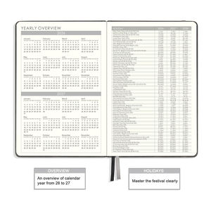 Carnet à spirales A5 2026, agenda hebdomadaire de 365 jours, personnalisation, écologique - Product Image 2