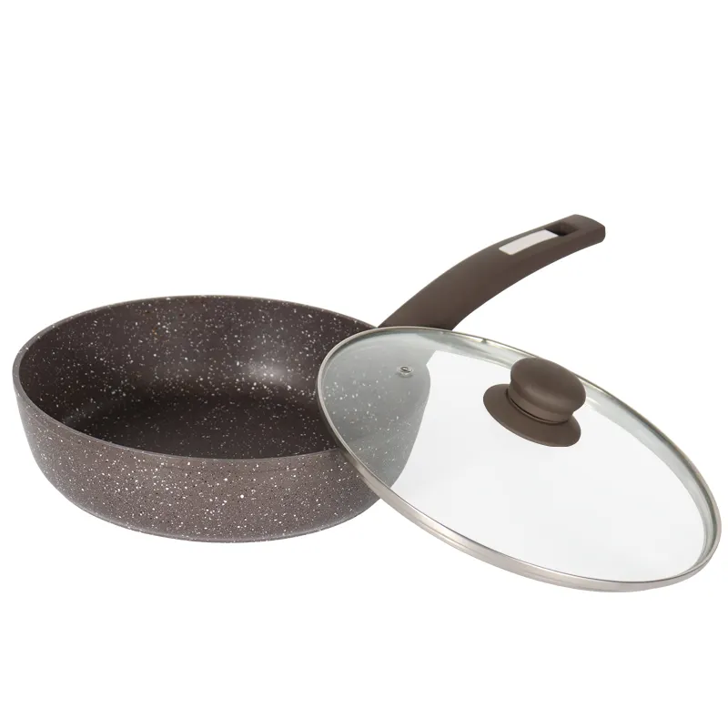 Fogão de cozinha cozinhar oval, tamanho saudável 20 -28cm antiaderente de cerâmica panelas revestidas de fritar oval