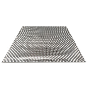 Plaques <span class=keywords><strong>en</strong></span> aluminium gaufré hémisphère résistant à la haute température, 0.5mm 500x500mm - Product Image 3