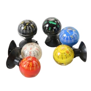 Mini boussole à ventouse, boussole à bille en plastique écologique de 28 mm pour voiture - Product Image 5