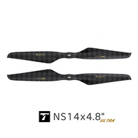 Hélice en fibre de carbone NS14*4.8 pour drone, pales en carbone ultra-légères et haute efficacité de 14 pouces pour multirotors et drones VTOL