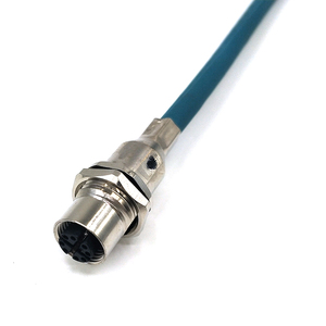 Har velocidad M12 montaje PCB conector en ángulo cat6A receptáculo frente 8 P x codificación - Product Image 4