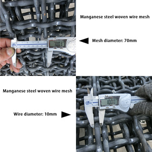 Màn hình dệt Thép Mangan-Lưới rỗng chống mài mòn-Lưới lọc màn hình rung hiệu quả cao-Nhà máy bán hàng trực tiếp - Product Image 3