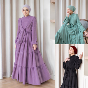Nouvelle robe patchwork arabe du Moyen-Orient, vêtements islamiques, abaya musulmane, robe pour femmes - Product Image 1