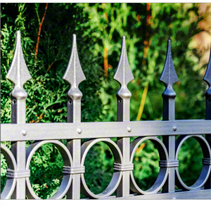 Valla de Seguridad Industrial Negra al por Mayor, <span class=keywords><strong>Puerta</strong></span> de Seguridad con Marco Metálico y Valla de Acero para Jardín - Product Image 5