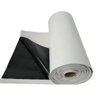 Film Panda noir et blanc/couverture de fosse d'ensilage feuille de plastique d'ensilage/Film de serre de blocage de lumière 100%