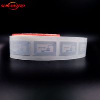ISO15693 para NXP para ICODE SLIX2 50x80mm Etiqueta de biblioteca RFID Comunicación NFC Mini etiqueta para Gestión de biblioteca Memoria grande 13,56 MHz