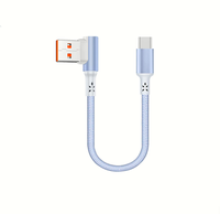 Câble de charge rapide USB C vers USB C à angle droit HOTNOW 0,5 m 1 pièce PD 100W Type C USB 3.2 pour téléphone portable