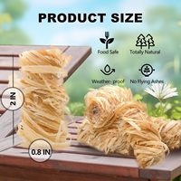 Allume-feu en laine de bois naturelle EJ en gros – Rouleaux écologiques pour barbecue, allume-feu en vrac pour cheminée, imperméables