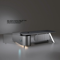 Bureau de direction ergonomique luxueux avec réglage électrique de la hauteur et bureau écologique