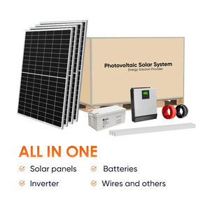 ชุดระบบแผงโซล่าเซลล์แบบ all-in-one 300Ah แบตเตอรี่ลิเธียม100Ah อินเวอร์เตอร์พลังงานแสงอาทิตย์ IP65ฝัน - Product Image 2