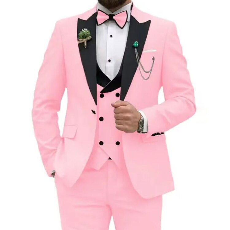 2024 Slim fit Groom Wedding Business