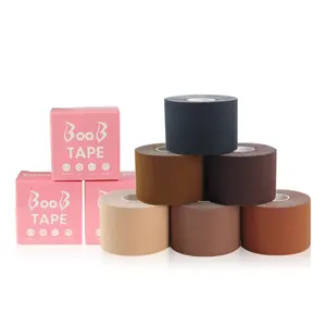 Elastic Waterproof Instant lift up Nude Breast Body nipple tape Boob Tape e tampas do mamilo Para As Mulheres usam