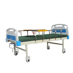 चीनी चिकित्सा उपकरण फैक्टरी 2 फ़ंक्शन मैनुअल अस्पताल रोगी बिस्तर 2 क्रैंक क्लिनिक चिकित्सा बिस्तर