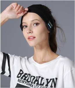 عصابة رأس موسيقية بدون استخدام اليدين للرياضة - سماعات لاسلكية مريحة بتقنية البلوتوث، مناسبة للصالة الرياضية والجري واليوغا - Product Image 6