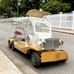Véhicule funéraire électrique populaire en promotion – Chariot funéraire blanc, chariot funéraire à chevaux - Product Image 2