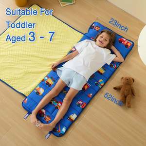 Sac de couchage bleu pour maternelle, tapis de sieste pour enfant en bas âge, pour la maternelle - Product Image 5