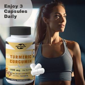 Suplemento Deportivo Personalizable en Oferta - Cúrcuma Curcumina 1500mg - Suplemento de Cúrcuma Ultra Potente de Alta Absorción - Product Image 5