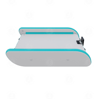 Plate-forme d'eau portable pour l'extérieur Quai flottant gonflable Tapis flottant océanique Aucune surface glissante pour la plage Piscine Lac Pêche
