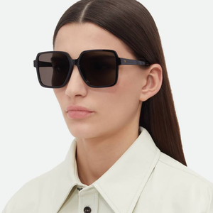 Gafas de Sol Cuadradas Extra Grandes Bottega BV para Hombre y Mujer, Protección UV, Gafas de Moda Veneta - Product Image 2