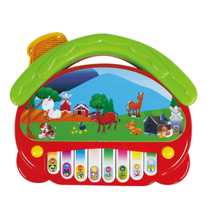<span class=keywords><strong>Piano</strong></span> Musical Educativo <span class=keywords><strong>para</strong></span> Niños, Órgano Electrónico de Aprendizaje Temprano, Teclado con Forma de Casa de Dibujos Animados, Juguete <span class=keywords><strong>para</strong></span> Bebés - Product Image 1