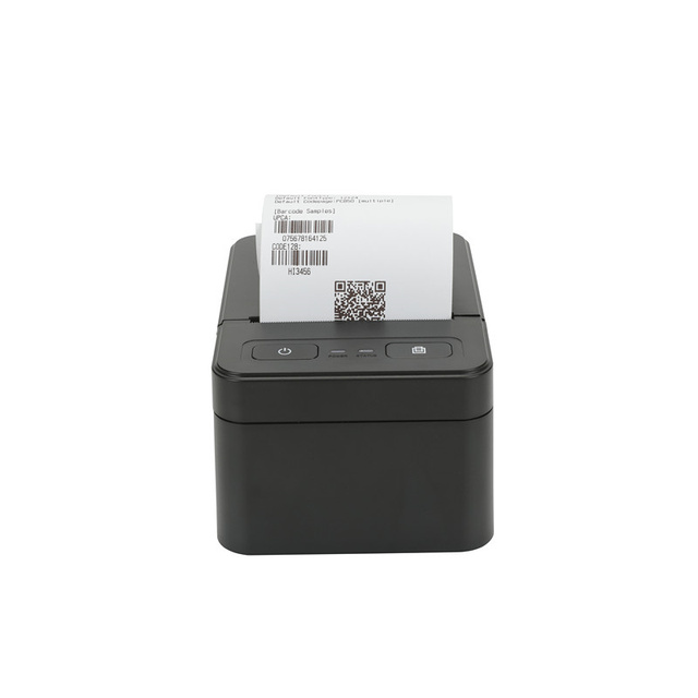 80mm Portable Receipt Printer with USB for Wireless Support Thermal Line Printing 90mm/s Speed POS80 Model in Stock