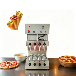 Machine à fabriquer des cornets à <span class=keywords><strong>pizza</strong></span> QDMECH <span class=keywords><strong>Mini</strong></span>, pour la préparation de pâte commerciale - Product Image 1