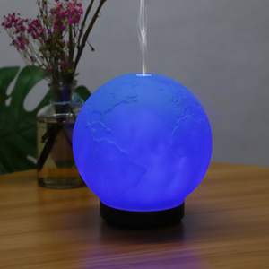 Humidificador con Forma de Globo Terráqueo de 1L, Difusor de Aroma Ultrasónico con Temporizador para Escritorio o Habitación - Product Image 5