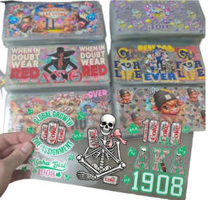 Venta al por Mayor de Calcomanías Personalizadas de Anime y Dibujos Animados, Resistentes al Agua, de Material PET, 16oz 20oz, con Protección UV, para Vasos, Tazas y Globos de Nieve - Product Image 1