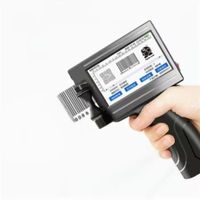 Mesin Kode Batch Portabel Pintar Wiseprint 12.7MM Setengah Inci untuk Karton Kertas, Printer Inkjet UV dengan Tinta Cepat Kering