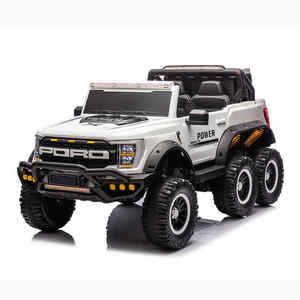 Voiture Jouet Électrique Populaire Rouge en Plastique Nouveau Modèle pour Enfants de 5 à 10 Ans, Grande Taille à Six Roues sur Batterie - Product Image 4