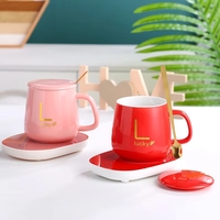 Chauffe-tasse intelligent en céramique USB - Compatible micro-ondes, grande capacité, avec boîte cadeau pour le bureau et la maison