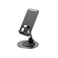 Nouveau Design Portable Support De Bureau Réglable Pliable Support Table Alliage Métal 360 Rotation En Aluminium Mobile Support De Téléphone