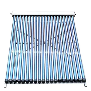 low price factory wholesale glass wool and polyurathae insulation layer solar collector heat pipe collector
