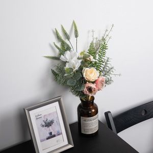 CallaFloral Ramo de Camelia Artificial para Decoración de Bodas y Hogar CF01137 - Product Image 1