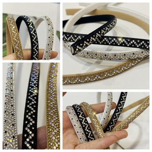 Bán buôn cao gót giày dép phụ kiện Rhinestone dây kim cương pha lê cắt tỉa dây giày vật liệu - Product Image 4