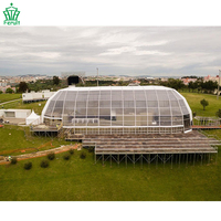 Tente Dôme Transparente Imperméable de Haute Qualité 30*30 pour Mariages, Fêtes et Salons Commerciaux, Idéale pour Événements de 300, 400, 500 Personnes