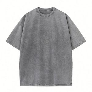 Camiseta Negra Informal de Alta Calidad, Estilo Vintage, 100% Algodón, Personalizable con su Marca, Camiseta de Peso Pesado - Product Image 2
