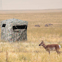Haute qualité nouvelle tente de Camping en plein air Pop up Portable Camouflage tente de chasse aveugle avec poteaux en fibre de verre