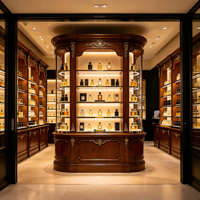 Armoire de collection de parfums, vitrine pour 36 flacons de parfum, armoire de rangement de parfums antique
