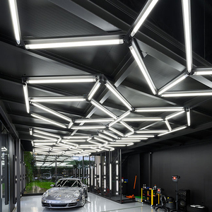 โคมไฟเพดานแบบเชื่อมต่อได้ ดีไซน์ตามสั่ง สำหรับใช้ภายในอาคาร  ไฟ LED แบบเส้นยาว 4 ฟุต สำหรับสำนักงาน - Product Image 1