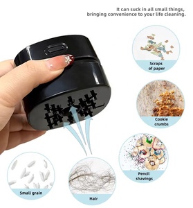 Desktop <strong>Vacuum</strong> Cleaner <strong>Portable</strong> Energy Saving Mini Table Dust Sweeper Cordless Rotatable Desk <strong>Vacuum</strong> for Keyboard Home Office - Product Image 6