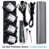 Système de ventilation de siège de voiture OEM ODM, 4 ventilateurs, 3 vitesses, 12V, emballage personnalisé avec logo, kit complet pour les revendeurs de marques dans le monde entier