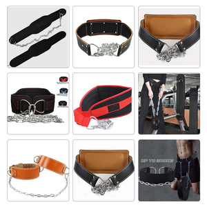 Men Heavy Duty Eva Weightlifting Fitness Custom Weight Lifting Dip Gym Belt High Quality With <b>Chain</b> Dip Belt - Product Image 6