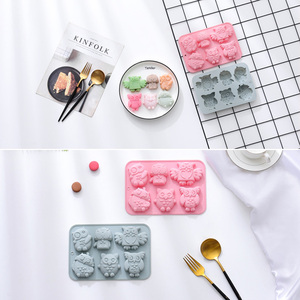 <span class=keywords><strong>Moule</strong></span> en <span class=keywords><strong>silicone</strong></span> Maisons, 6 motifs de chouettes différents, pour <span class=keywords><strong>chocolat</strong></span>, bonbons, savon et pâtisserie - Vente chaude - Product Image 6