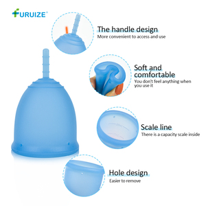 Coupe <span class=keywords><strong>menstruelle</strong></span> 100% silicone de qualité médicale, écologique, réutilisable, hygiénique, coupe <span class=keywords><strong>menstruelle</strong></span> pour femmes, Copa Menstrual <span class=keywords><strong>avec</strong></span> <span class=keywords><strong>applicateur</strong></span> - Product Image 4