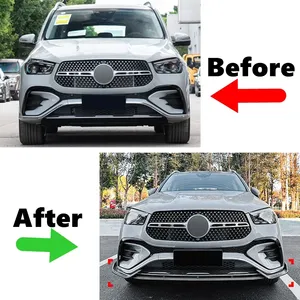 สปอยเลอร์กันชนหน้า สำหรับ GLE-Class GLE Coupe W167 C167 AMG 2024 2025 ชุดแต่งกันชนหน้า - Product Image 2