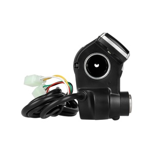 Acelerador de puño giratorio de 48V con pantalla LCD de batería para bicicleta eléctrica y patinete, manillar de aceleración de 48V - Product Image 6